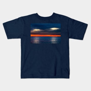 Threatening sky over the Libyan sea Kids T-Shirt